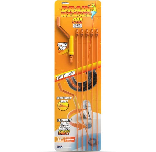 FlexiSnake Pro Drain Weasel Sink Snake Cleaner