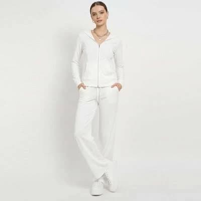 Cherie Code Women's Hooded Zip‐Front Jacket & Pant Set