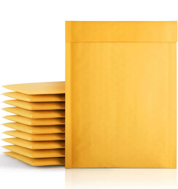 Kraft Bubble- Mailer Padded Envelope 6x10 Yellow