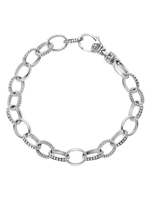 LAGOS Signature Caviar Link Chain Bracelet
