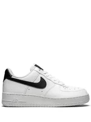 Nike Men's Air Force 1 Sneaker with Black Swoosh