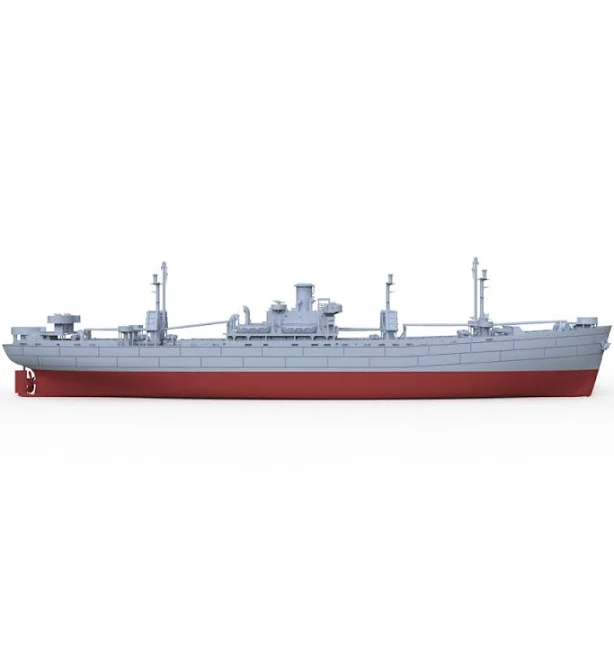1/600 Model Kit Usn Cargo Liberty Ship Full Hull
