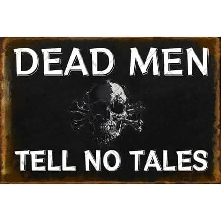 Noete Pirate Crossbones Metal Tin Sign 8x12 Inches Vintage Wall Decor for Bar, Man Cave & Halloween, Retro Skull Design with Edgy Gothic Quotes, Adult