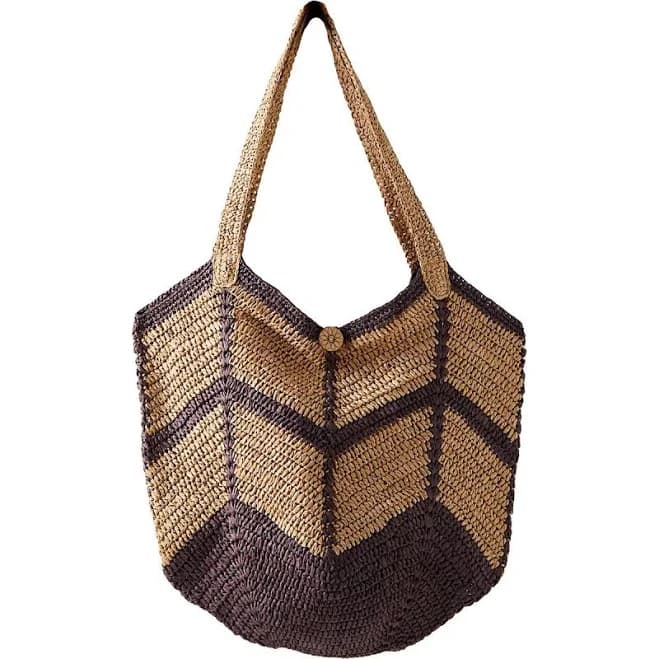 Free People Mykonos Straw Tote Bag
