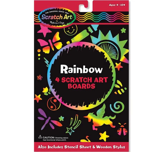 Melissa & Doug Rainbow Scratch Art