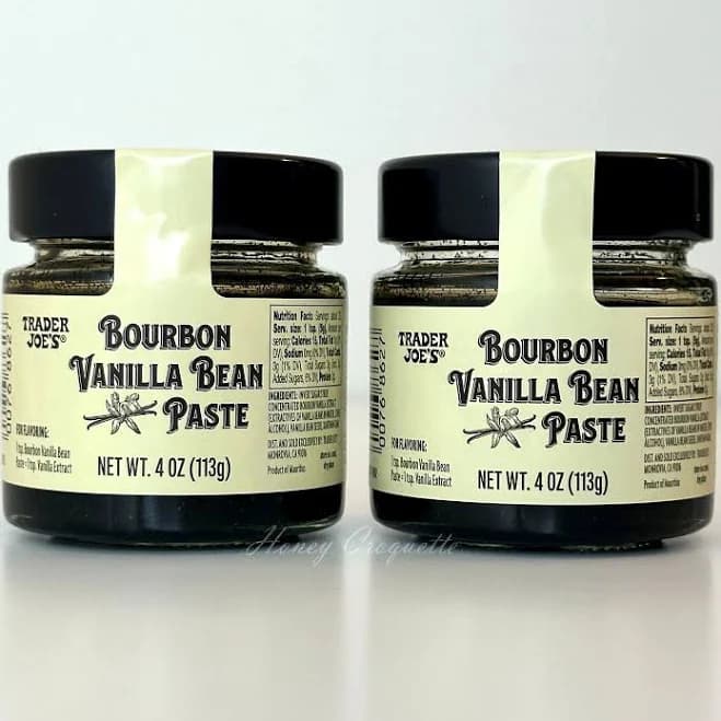 2 Pack Trader Joe’s Bourbon Vanilla Bean Paste 4 Oz Total 8 Oz X 2