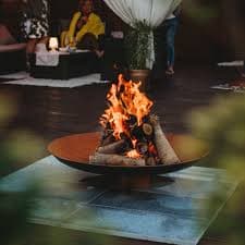 Grillsymbol Corten Steel Fire Pit Chiaro XL - Etsy