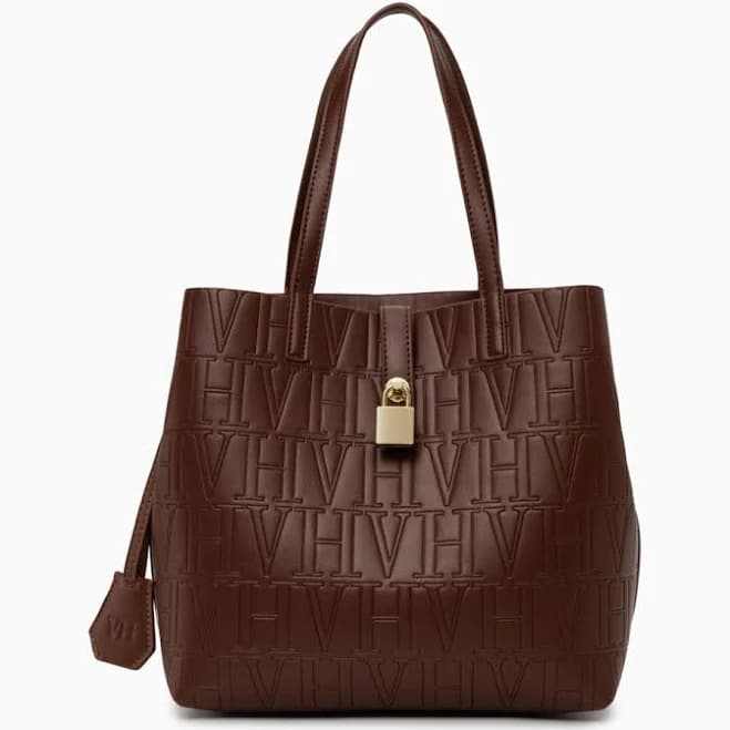 Verano Hill VH Embossed Shoulder Bag
