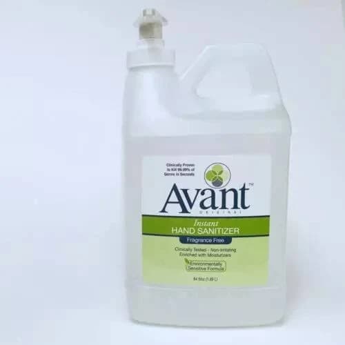 Avant Original Fragrance-Free Hand Sanitizer Pump Bottle