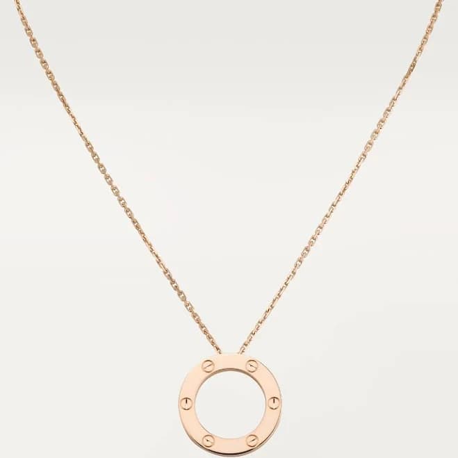 Gold-Plated Minimal Circle Pendant Necklace