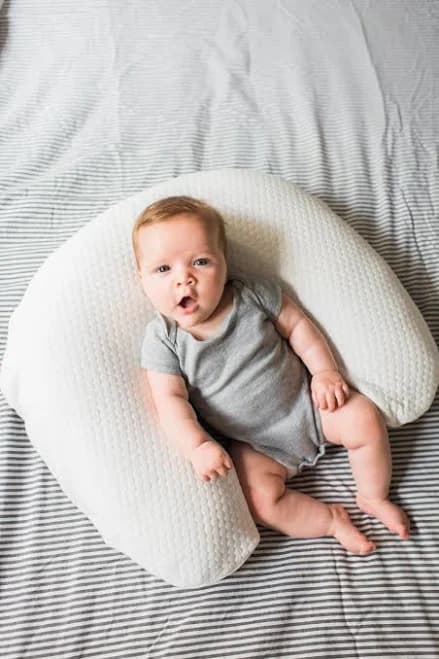 Organic Cotton Nursing Pillow - Kapok Fill Dandelion Twill Outer