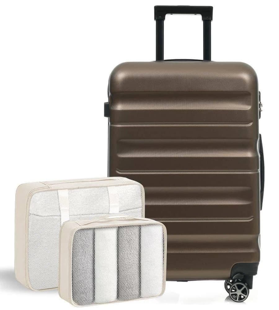 Merax 3-Piece 24" Hardside Luggage Set