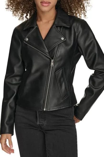 Levi's Women's Essential Faux Leather Moto Jacket