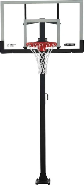 Lifetime 54-inch Crank Adjustable Standing Basketball Hoop