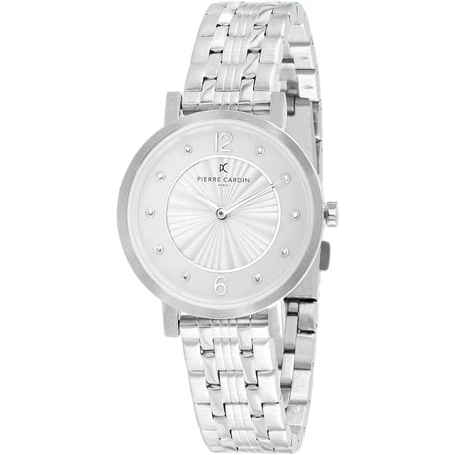 Canal St Martin Silver Watch with Metal Link Strap