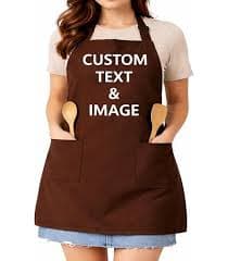 Amazon.com: Personalized Embroidered Chef Apron for Men or Women, Custom Adjustable Full-Length Apron with Pockets, Add Your Text, Unisex : Home & Kitchen