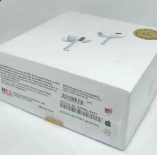Apple AirPods Pro White Wireless Bluetooth In-Ear Earbuds | Double Earpieces | Built-In | United States | Live Monitoring | In-Ear Only