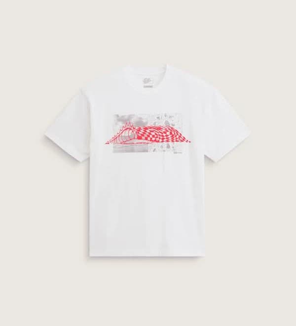 Vans Men's Wave Check Cotton T-Shirt