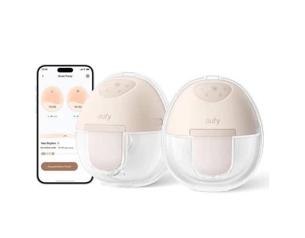 eufy Wearable Breast Pump E10 Hands-Free App Control Personalized Smart Rhythm