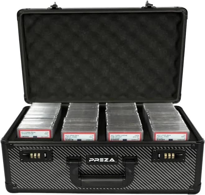 Preza Graded Card Storage Box - Premium Trading Card Case For Graded