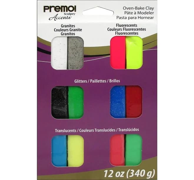 Polyform Mixed Effects Polymer Clay Multipack