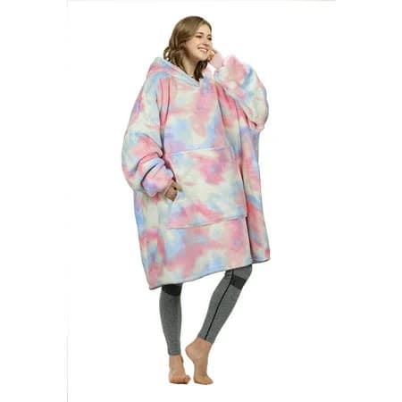 Catalonia Oversized Sherpa Flannel Hoodie