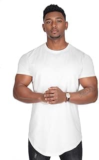 Men's Hip Hop Tie Dye T-Shirt | Trendy Hipster Style with Curve Hem | Casual Streetwear Tee for Men