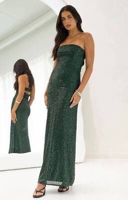 Beginning Boutique Maiah Sequin Maxi Dress