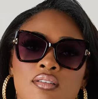 Tortoiseshell Square Sunglasses