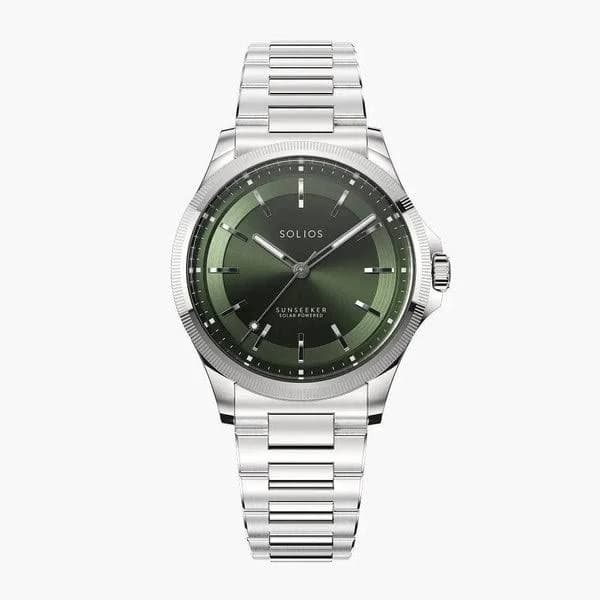 Solios The Sunseeker Silver Watch