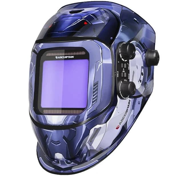 Arccaptain Auto Darkening True Color Interstellar Soldier Welding Helmet