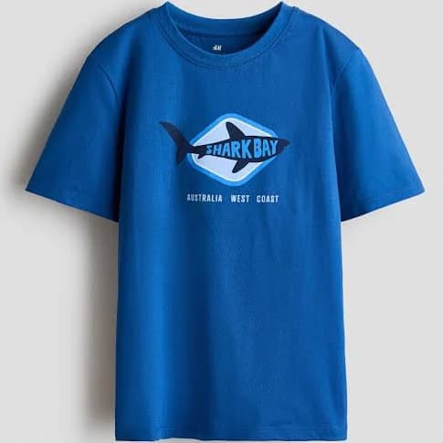 H&M Boys Shark Bay Printed T-Shirt