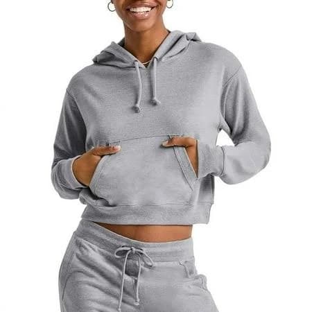 Hanes Women's French Terry Cropped Hoodie