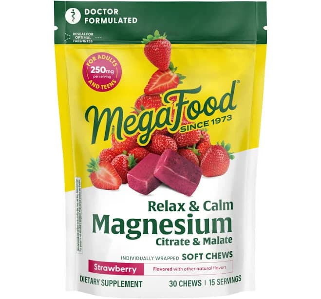 MegaFood Relax + Calm Magnesium Soft Chews