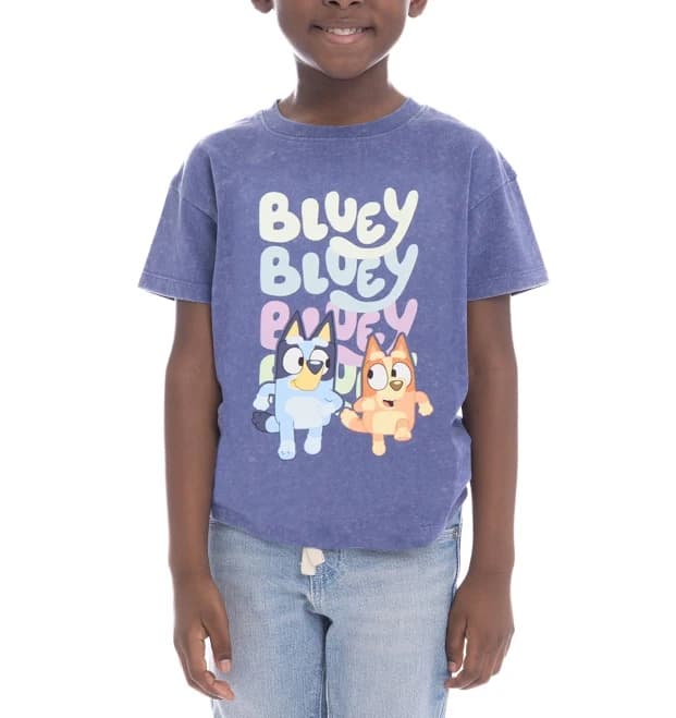 Bluey Toddler Boy's Crewneck Short Sleeve Tee