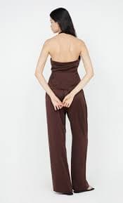 Kaia Pant in Choc Plum - BEC + BRIDGE – BEC + BRIDGE US