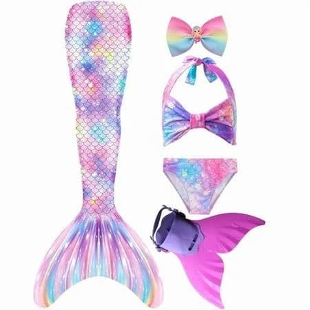 GALLDEALS Girls Mermaid Tail Swimsuit