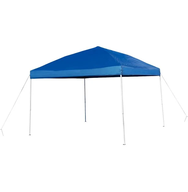 Flash Furniture 10'x10' Outdoor Pop Up Event Slanted Leg Canopy Tent with Carry Bag