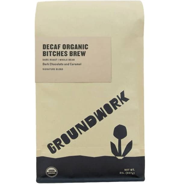 Groundwork Coffee Co. Decaf Coffee Bitches Brew Blend