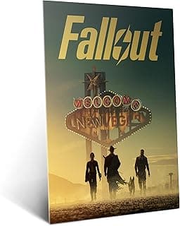 Displate Metal Poster Fallout Season 2 - Welcome to New Vegas - TV Series - Collectible Gift - Premium Decorations Wall Art Decor Gifts Movie Posters - 12.6x17.7 in