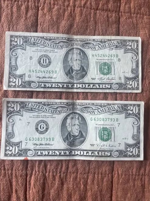 Old 20 Dollar Bill