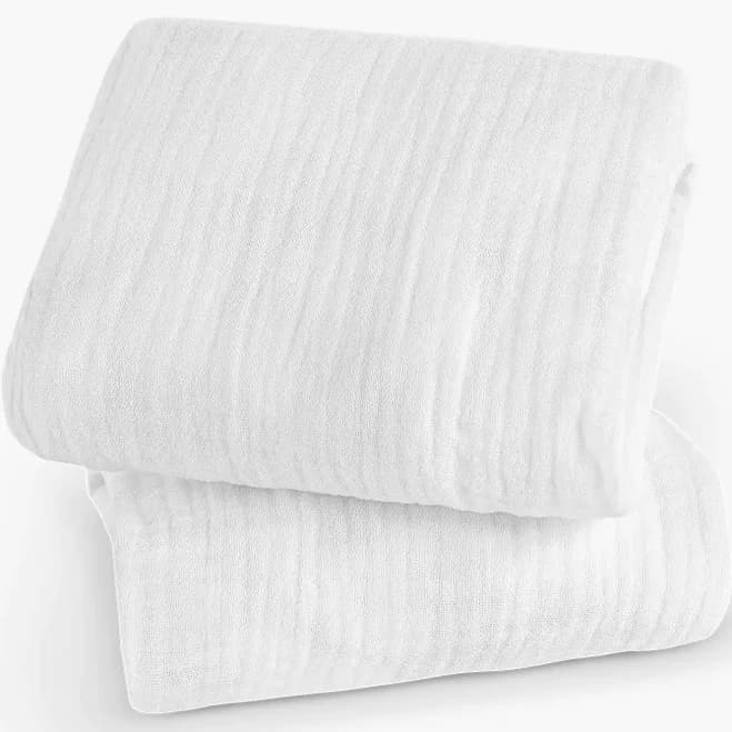 Bassinet Covers for Remi Playard - Secure Attachment - Soft and Comfortable - Machine Washable - Set of 2 - Organic