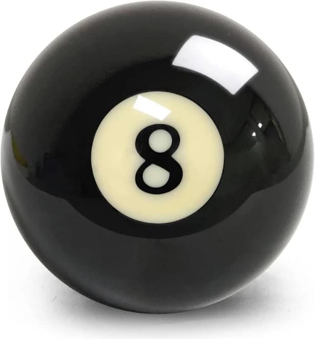 Iszy Billiards # 8 Ball Regulation Size 2 1/4" Pool Table Billiard