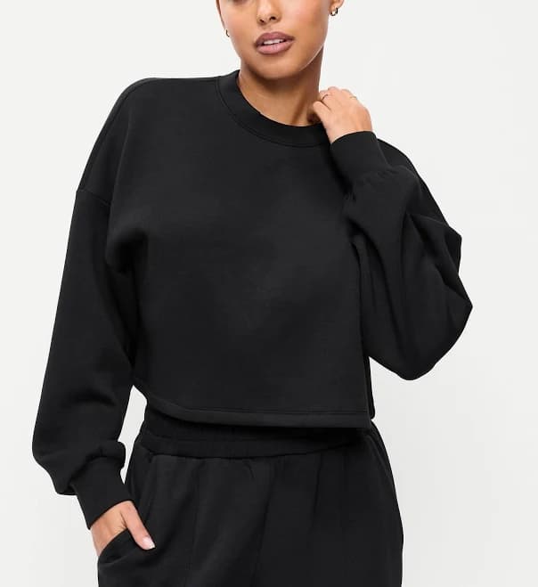 Old Navy Women's Bounce Fleece Cropped Top
