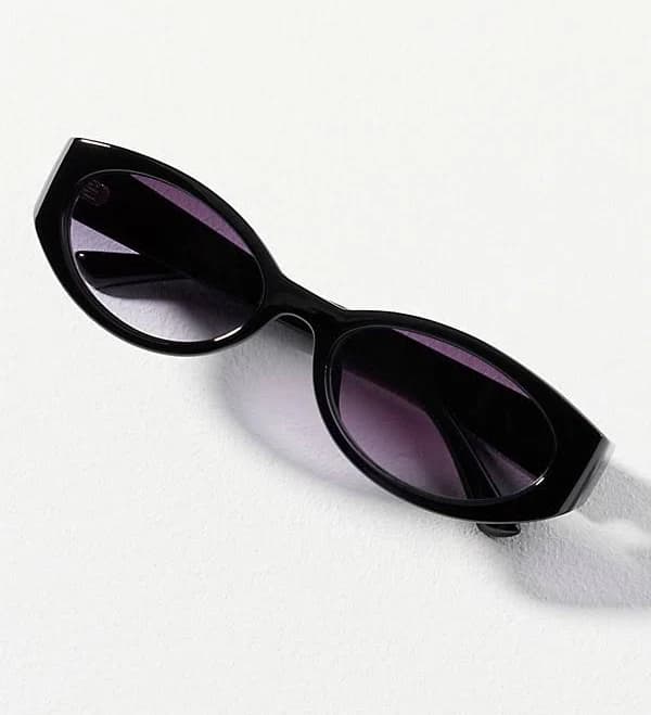 Reality Eyewear Slim Wrapped Oval Sunglasses