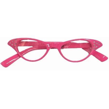 50's Cat-Eye Glasses with Rhinestones