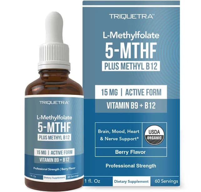 Triquetra Health L-Methylfolate 5-Mthf Plus Methyl B12