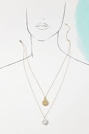 Layered Pearl Pendant Necklace | Anthropologie