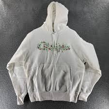 Champion Reverse Weave Hoodie Holiday Joy White Pullover Men's Size S - Small | eBay