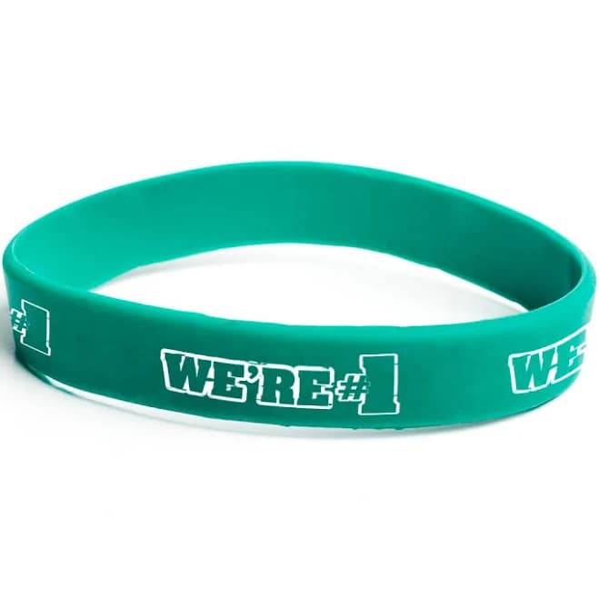 Anderson's We're #1 Silicone Wristband